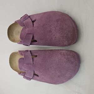 Birkenstock Boston Mauve Suede Clogs 40. Originally Paid $165